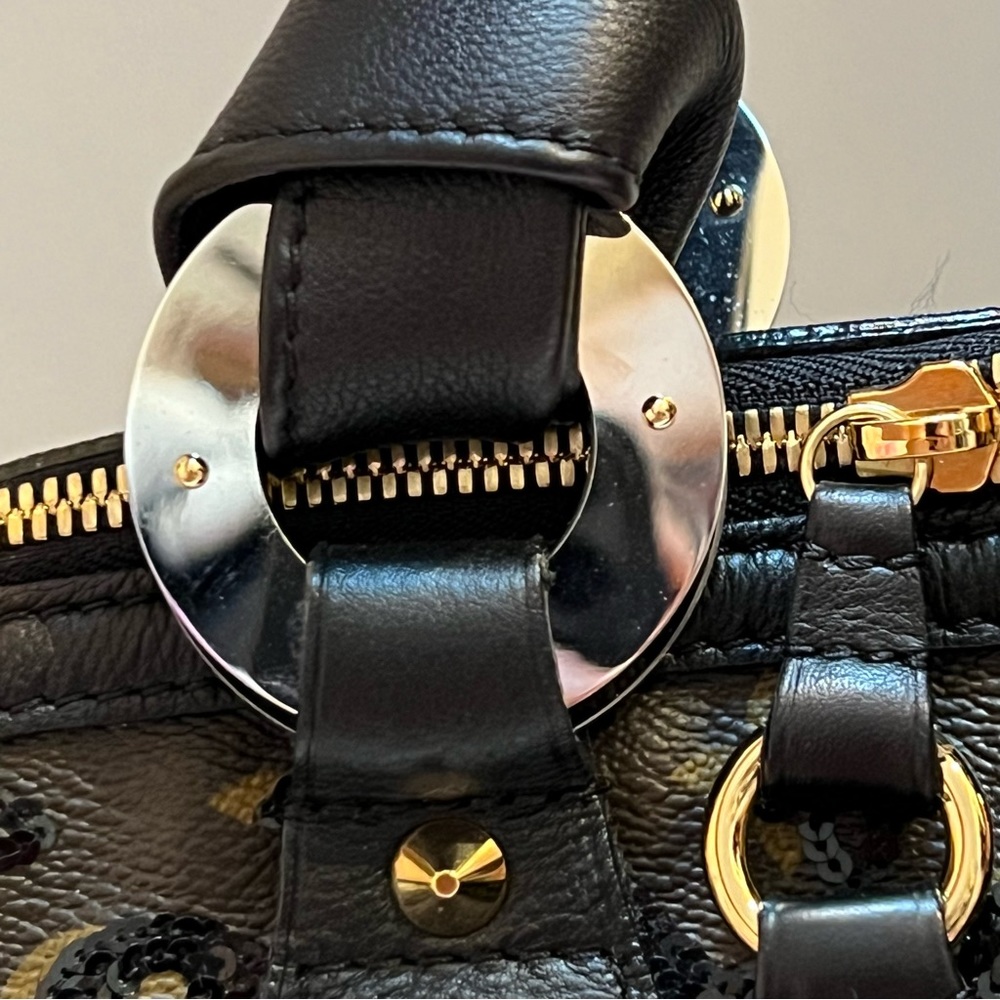 Louis Vuitton Alma Monogram Eclipse -- Black Sequin Monogram Print - Picture 6 of 16
